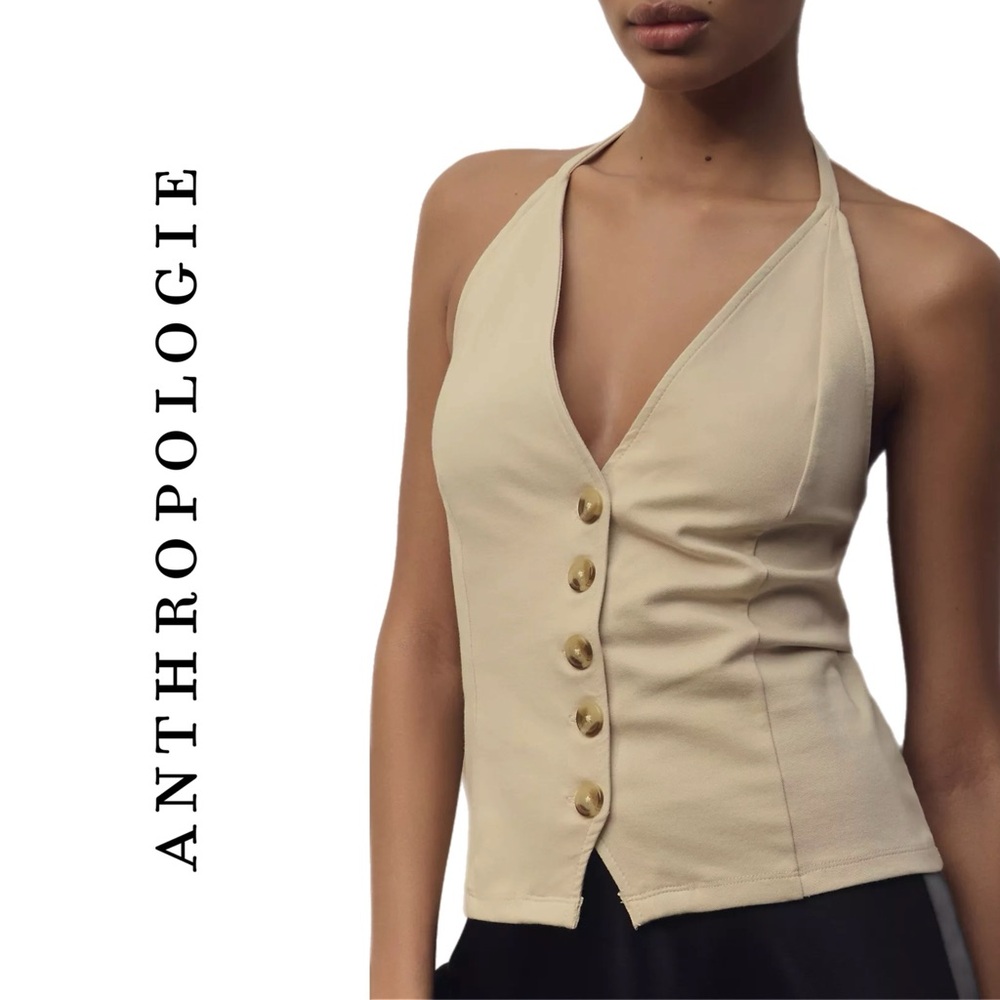 Anthropologie Halter Vest - Picture 2 of 15